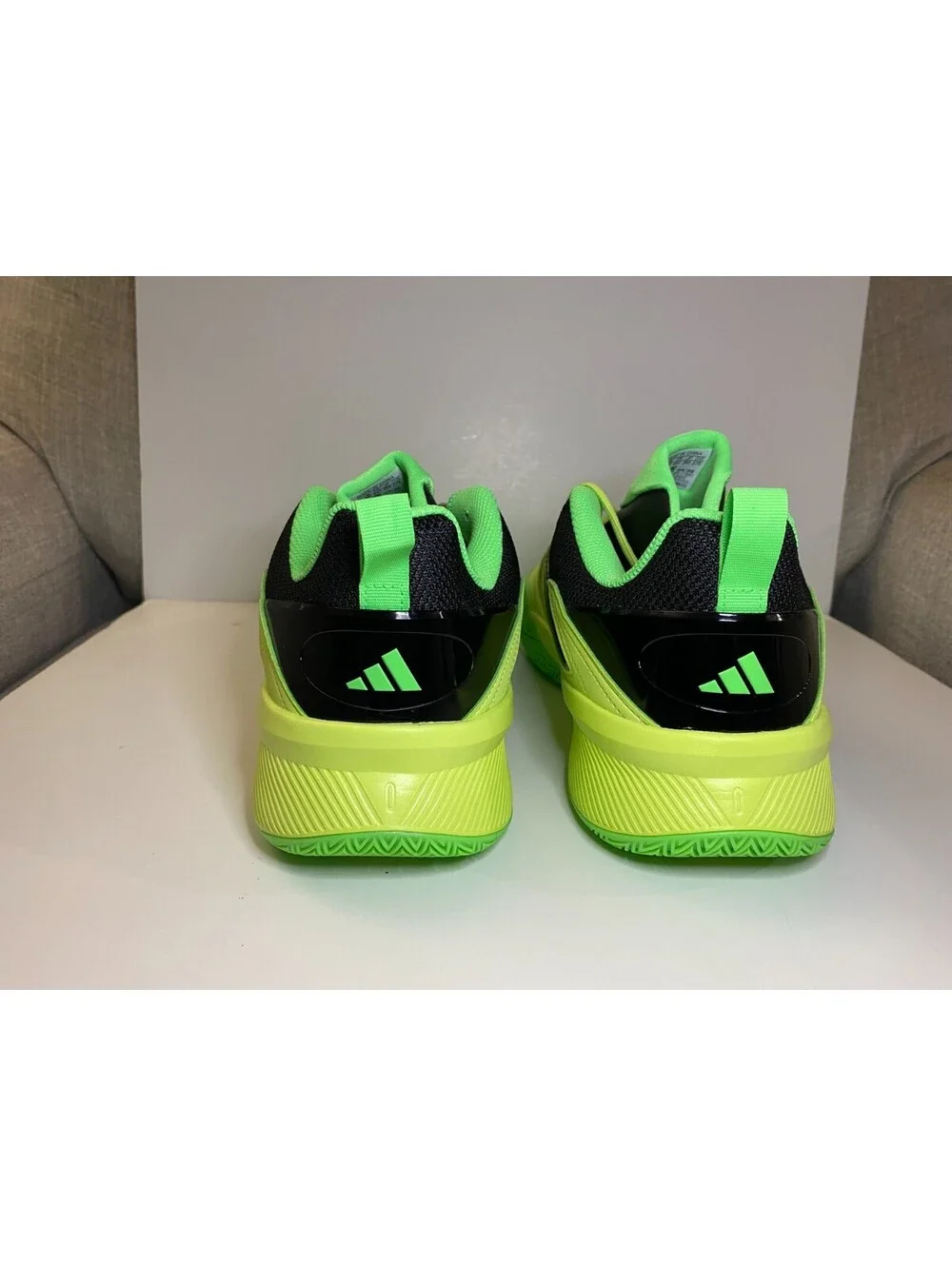 Adidas Dame Certified 3 JI1542 Mens Sneakers US 9 Green Lace Up Basketball Shoes